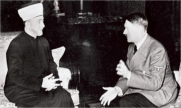 Grand Mufti Haj Amin al-Husseini meeting Adolf Hitler in Berlin, November 28, 1941